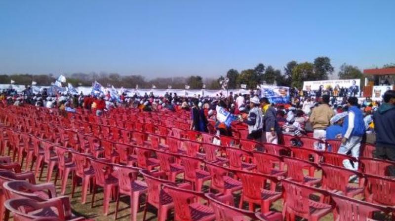 Kejriwal's Rally in Chandigarh Kejriwal's Rally in Chandigarh