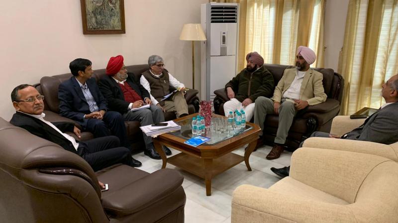 Captain Amrinder Singh Meeting Captain Amrinder Singh Meeting
