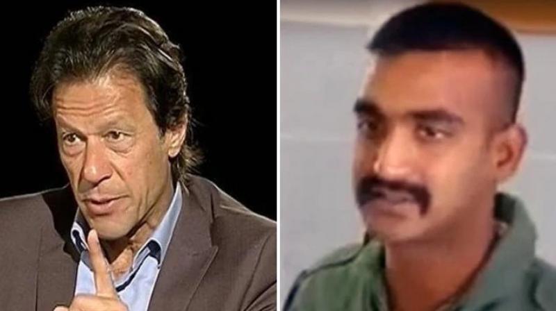 Imran Khan and Pilot Abhinandan 