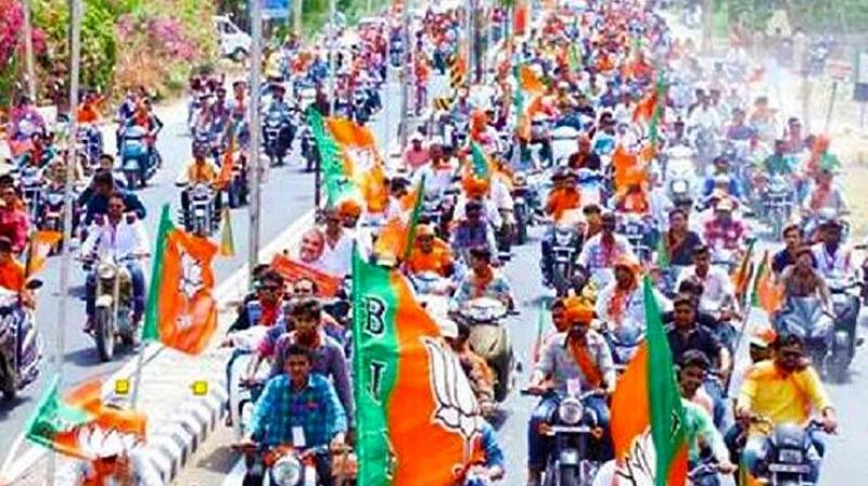 Bike Rally of BJP