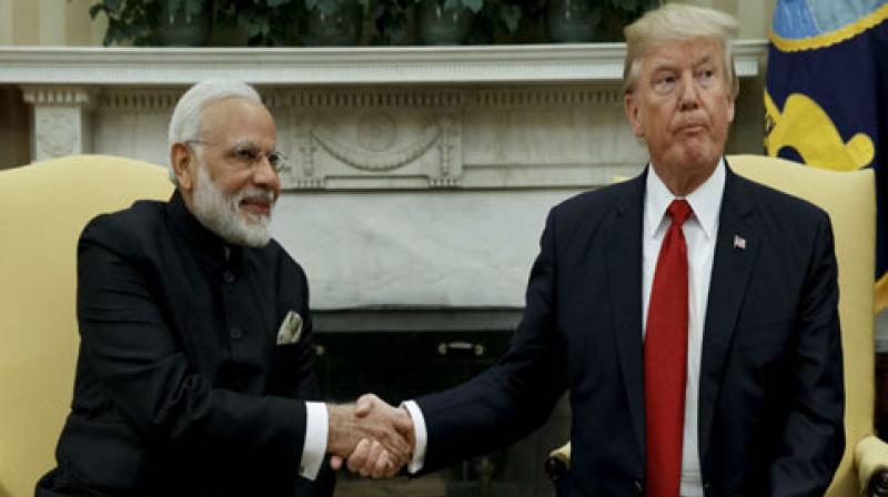 Narendra Modi with Donald Trump Narendra Modi with Donald Trump