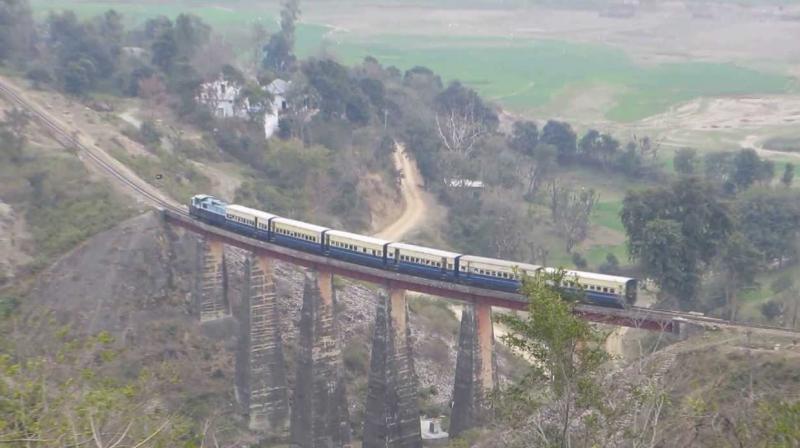 Pathankot-Jogendra Nerogesh railway line