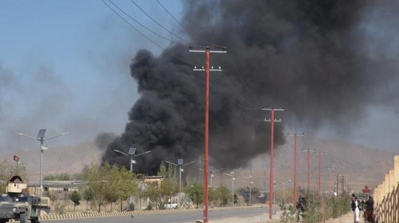Bomb blast in Afghanistan Bomb blast in Afghanistan