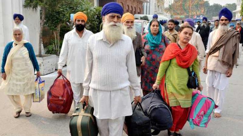 Sikh Pilgrims visiting Pakistan