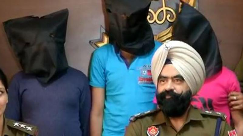 Mohali police arrest three gang members Mohali police arrest three gang members