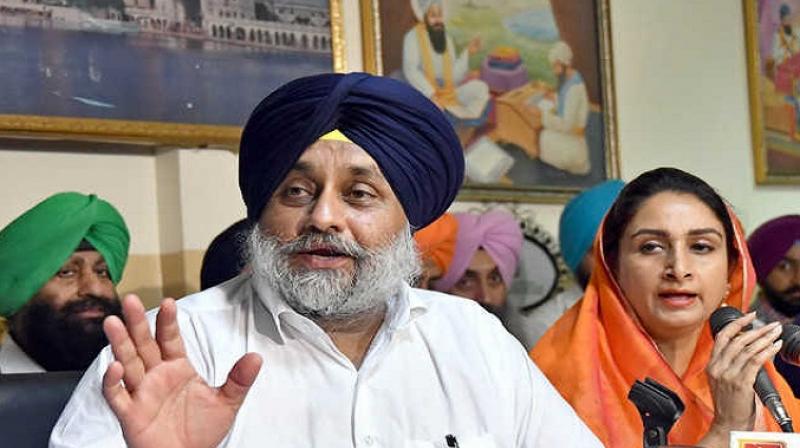 Sukhbir Badal with Harsimrat Kaur Badal 