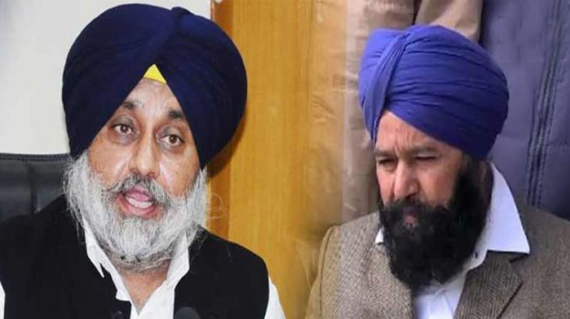 Sukhbir with Sher Singh Ghubaya Sukhbir with Sher Singh Ghubaya