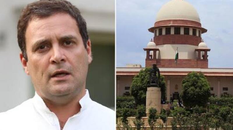 Rahul Gandhi with Supreme Court Rahul Gandhi with Supreme Court