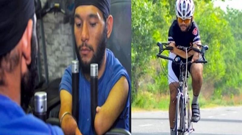Jaswinder Singh Para Cyclist