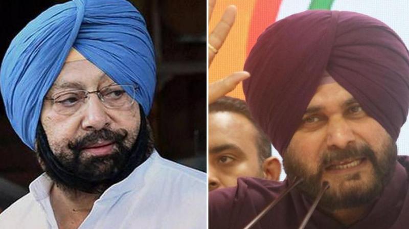 Captain Amarinder Singh & Navjot Singh Sidhu