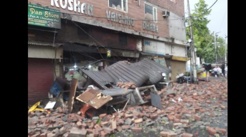 heavy rain in ludhiana