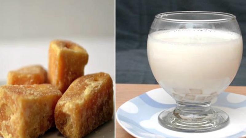 Milk with Jaggery