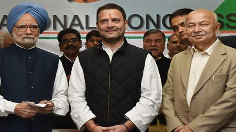 Manmohan Singh, Rahul Gandhi and Shinde 