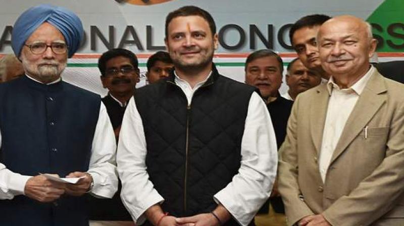 Manmohan Singh, Rahul Gandhi and Shinde Manmohan Singh, Rahul Gandhi and Shinde