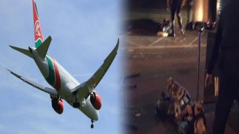 cover of the landing gear, abroad cover of the landing gear, abroad