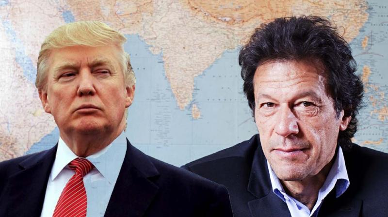 Donald Trump with Imran Khan