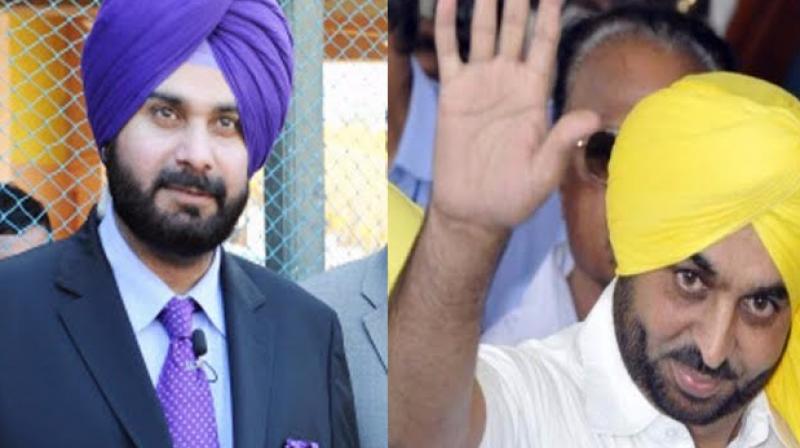 Sidhu And Bhagwant Maan Sidhu And Bhagwant Maan