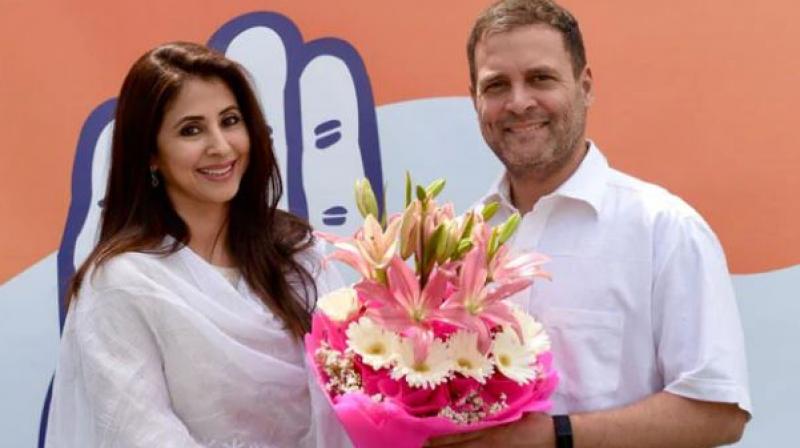 Urmila and Rahul Gandhi 