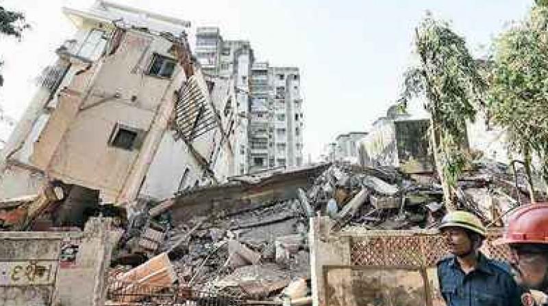 building collapsed in Mumbai