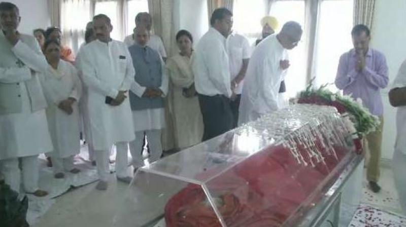 Sushma Swaraj Dead body Sushma Swaraj Dead body