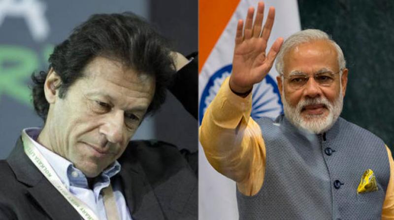Imran Khan and Modi 