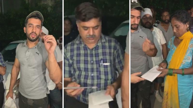 Anmol kawatra donates his first salary to flood victims in punjab Anmol kawatra donates his first salary to flood victims in punjab