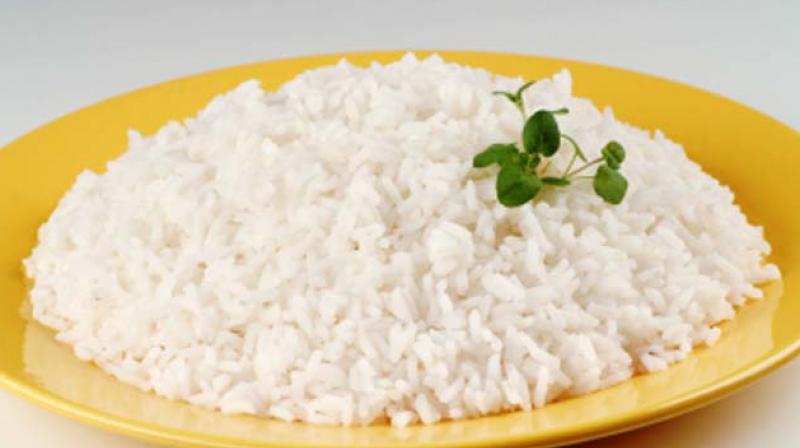 Fat free rice cooking trick