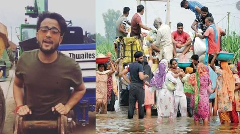 Resham Singh Anmol and R Nait Punjab floods victims help
