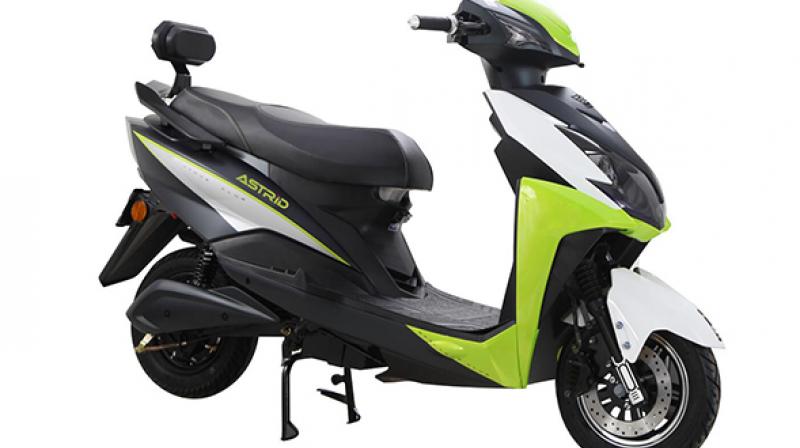 The new e-scooter The new e-scooter