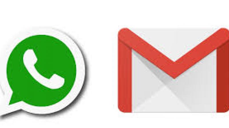Whatsapp and Gmail Whatsapp and Gmail