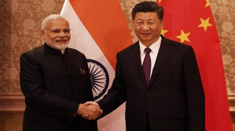 Modi with jinping