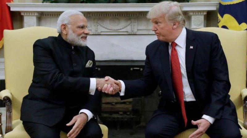 Modi with Trump