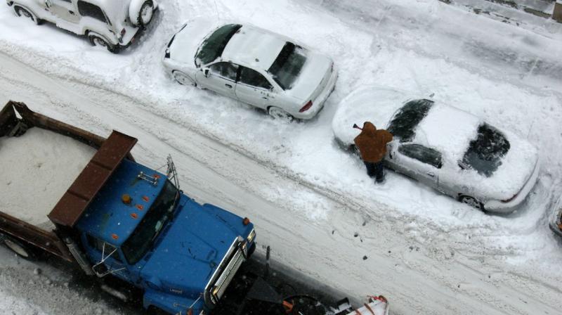 Heavy snow in the US