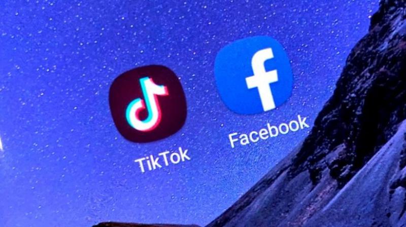 Facebook and Tiktok Facebook and Tiktok