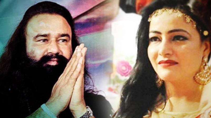 Honeypreet and Ram Rahim Honeypreet and Ram Rahim