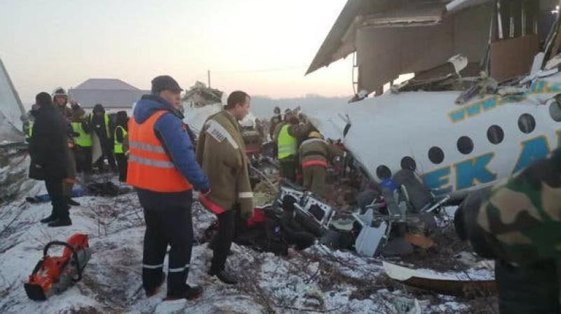 plane crash in Kazakistan