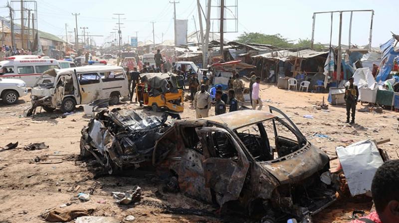 Bomb blast kills 76 in Mogadishu, Somalia's capital