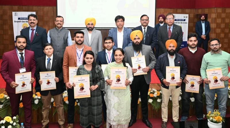 Bhagwant Mann handed over appointment letters to 129 youths Bhagwant Mann handed over appointment letters to 129 youths