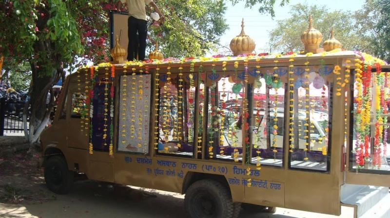 Cabinet exempts vehicles carrying the parkash of religious scriptures from motor vehicle tax` Cabinet exempts vehicles carrying the parkash of religious scriptures from motor vehicle tax`