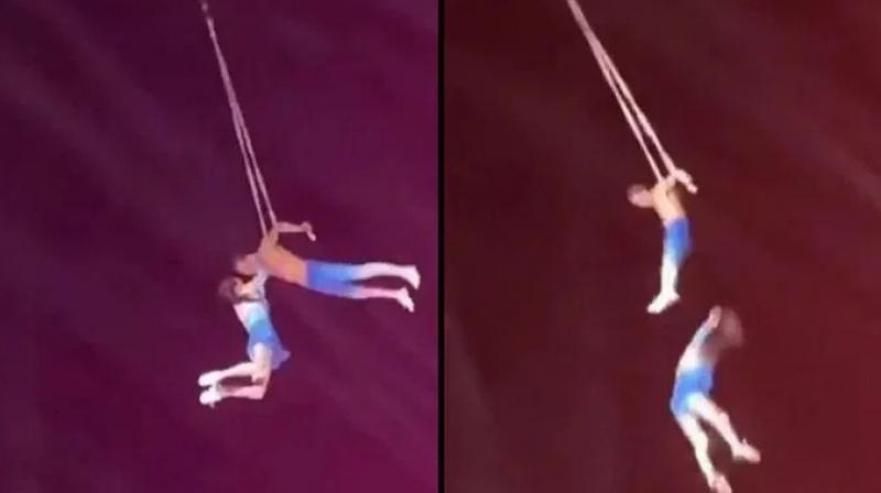 Chinese Acrobat Falls To Death During A Live Performance With Husband