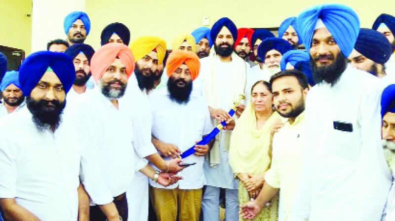 Bikram Singh Majithia With Shiromani Akali Dal Leadership Bikram Singh Majithia With Shiromani Akali Dal Leadership