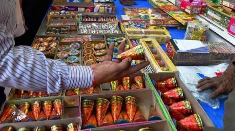 recover large number of illegally stored firecrackers