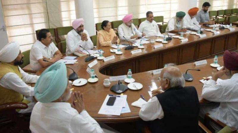 Punjab cabinet meeting Punjab cabinet meeting