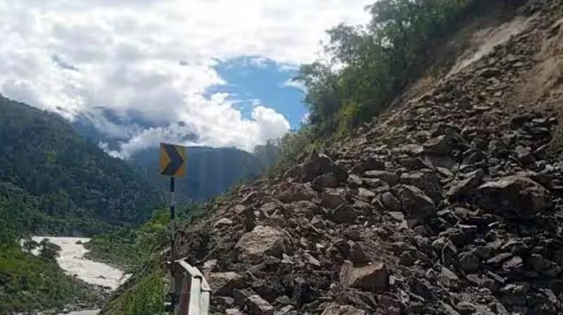 Second landslide Second landslide
