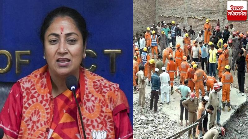CM Rekha Gupta expresses grief over building collapse CM Rekha Gupta expresses grief over building collapse