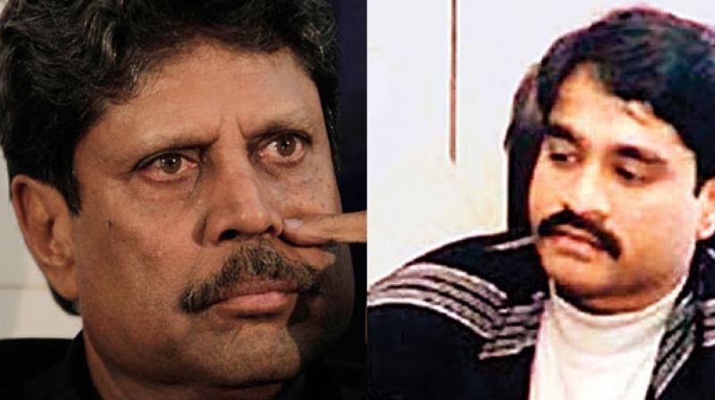  kapil Dev and  Daud Ibrahim 