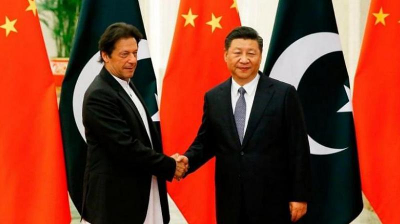 Xi Jinping with Imran Khan