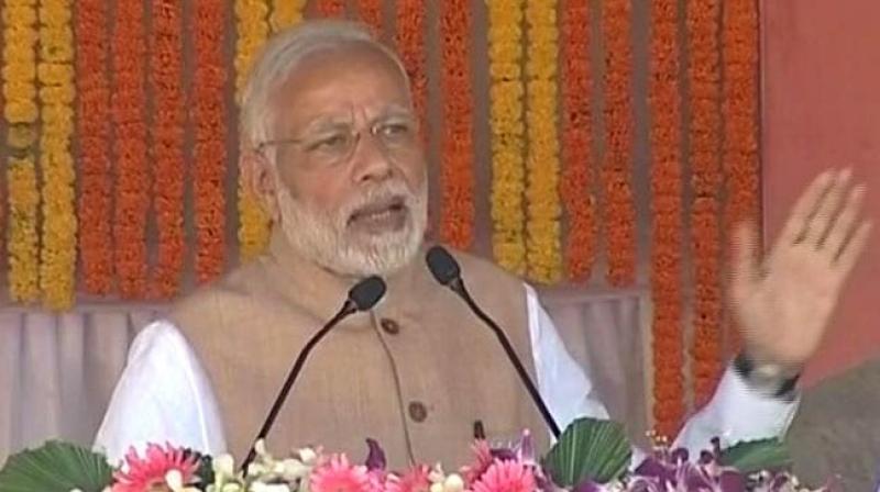 Pm Modi during his address Pm Modi during his address