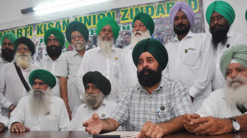BKU Harinder Singh Lakhowal Addresses a Press Conference BKU Harinder Singh Lakhowal Addresses a Press Conference