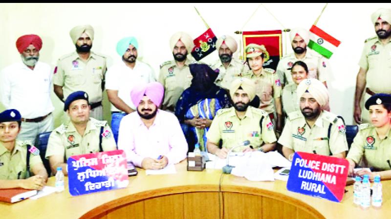 SSP. Varinder Singh Brar Addressing the Press Conference SSP. Varinder Singh Brar Addressing the Press Conference